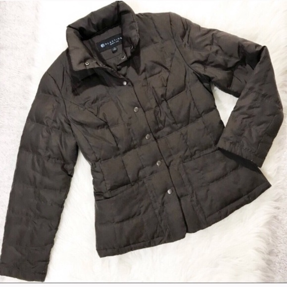 Kenneth Cole Reaction Quilted Down Puffer Jacket - Picture 1 of 8